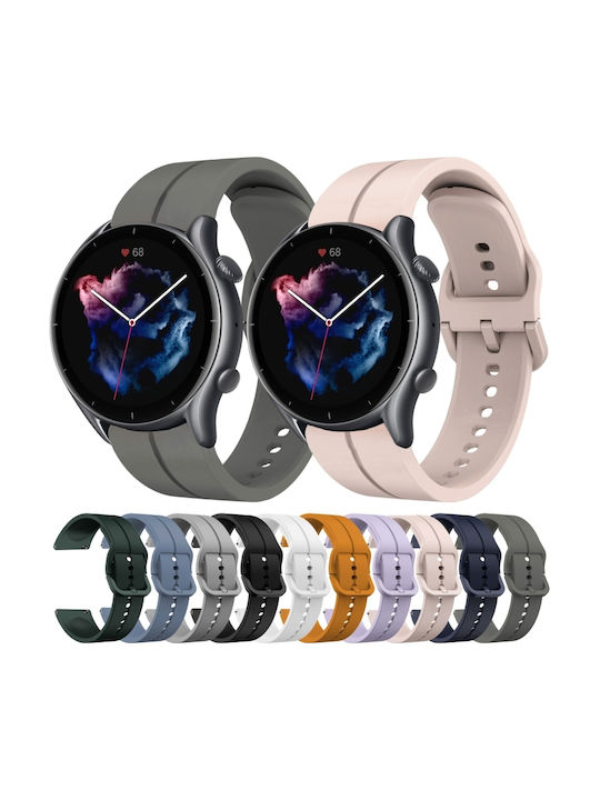 Gummi-Armband Gelbes 22mm
