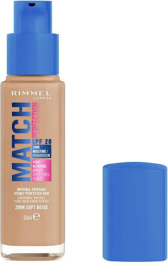 Rimmel Fond de ten lichid 200n Soft Beige 30 ml