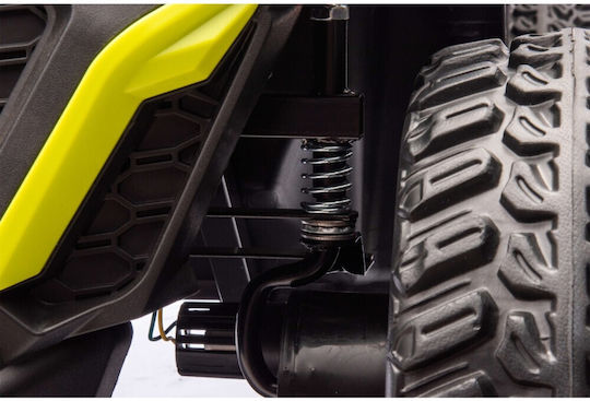 SP Racing Beast ATV Buggy Διθέσιο με Τηλεκοντρόλ Licensed 24 Volt Κίτρινο για 2+ Ετών