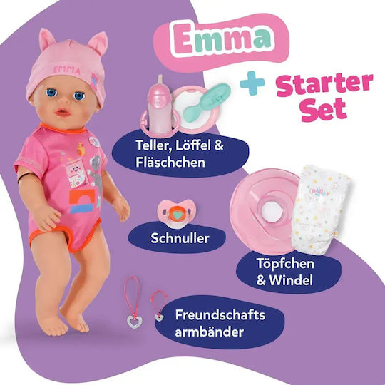 ZAPF Creation Baby Born Baby Doll Set with Doll Emma