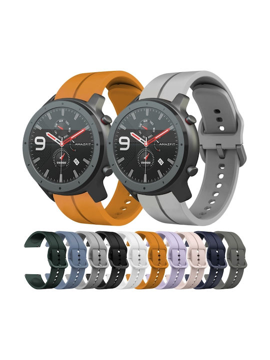 Gummi-Armband Marineblau 47mm