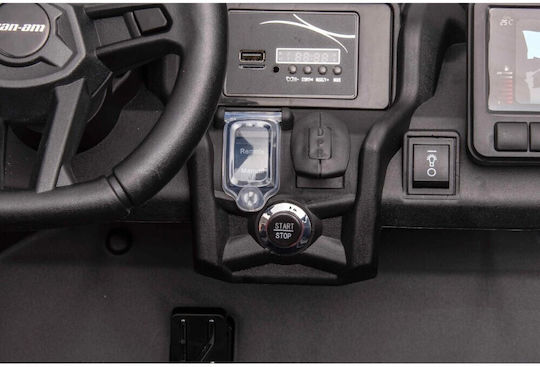 Can-Am Maverick X3 Buggy Două Locuri cu Telecomandă Licențiat 24 Volt Galben pentru 3+ Ani