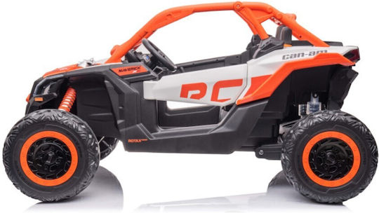 Can-Am Maverick X3 Kinderfahrzeug Doppelsitzer mit Fernbedienung Lizensiert 24 Volt Orange Für 3+ Jahre CA001-Orange