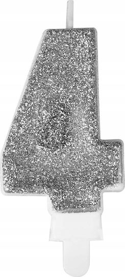 Teka Deckel Premium 4 Silber Kerzen Geburtstag