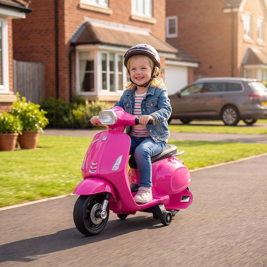 Kids Electric Vespa 6 Volt Pink for 6+ Years