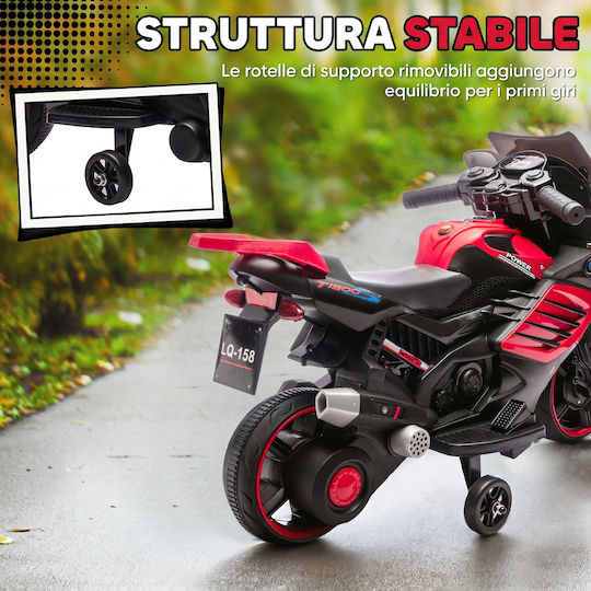 Kids Electric Motorbike 6 Volt Red for 1.5+ Years