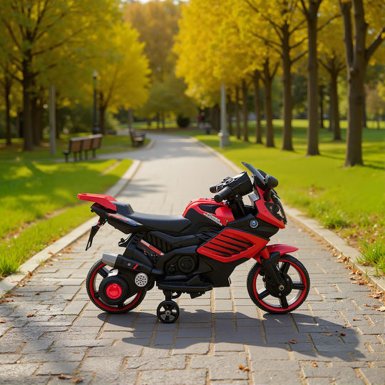Kids Electric Motorbike 6 Volt Red for 1.5+ Years