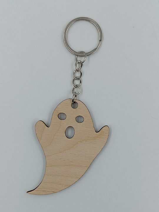 Wooden Halloween Keychain Ghost Phantom Suga Style Wooden Halloween Keychain Ghost Phantom Suga Style