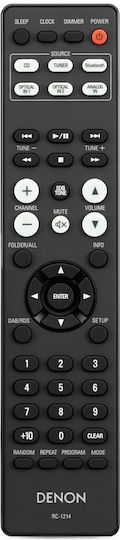 Denon Аудиосистема 2.0 D-M41 RCD-M41 BL + SC-M41 BL 60W с CD / Digital Media Player и Bluetooth Черен