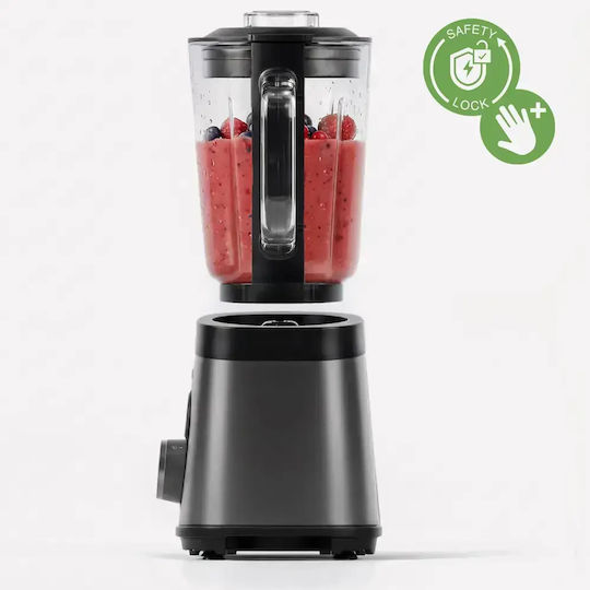 HKoenig Blender cu cană din plastic 1,5 l 550W Negru