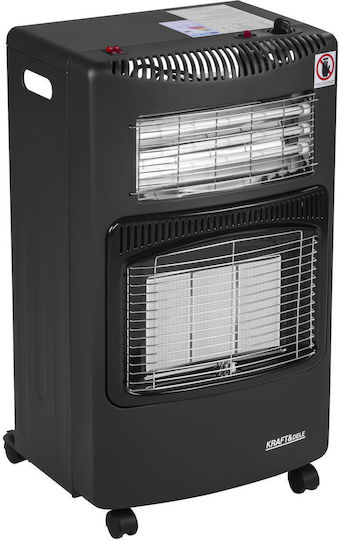 Kraft & Dele Σόμπα Υγραερίου 4200W Μαύρη 42x36x73cm