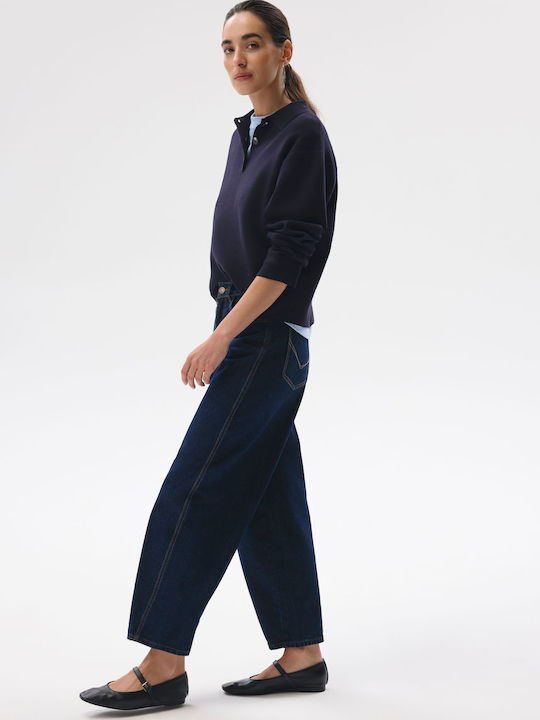 264 Damen Jeans Hosen in Carrot Passform Rote