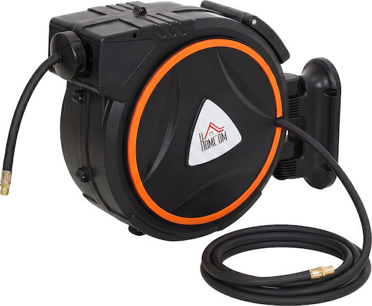 HomCom Automatic Wall Mounted Garden Hose Box With 20m Hose