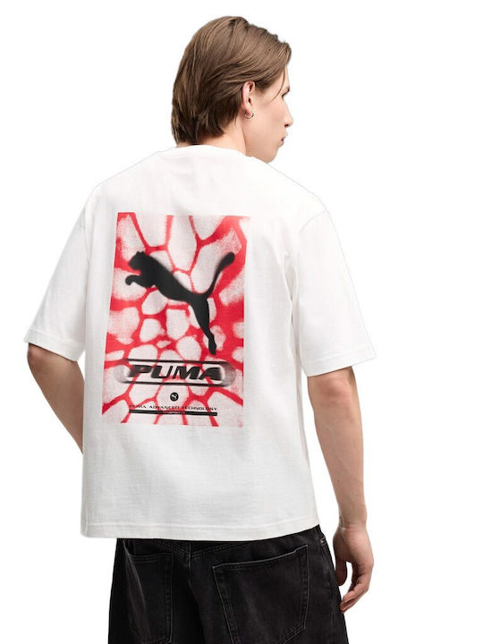 PUMA Graphic T-shirt Λευκό