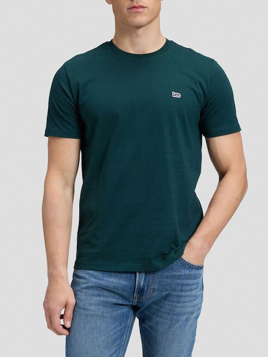Lee Patch Logo Тениска Ponderosa Pine Тъмнозелен