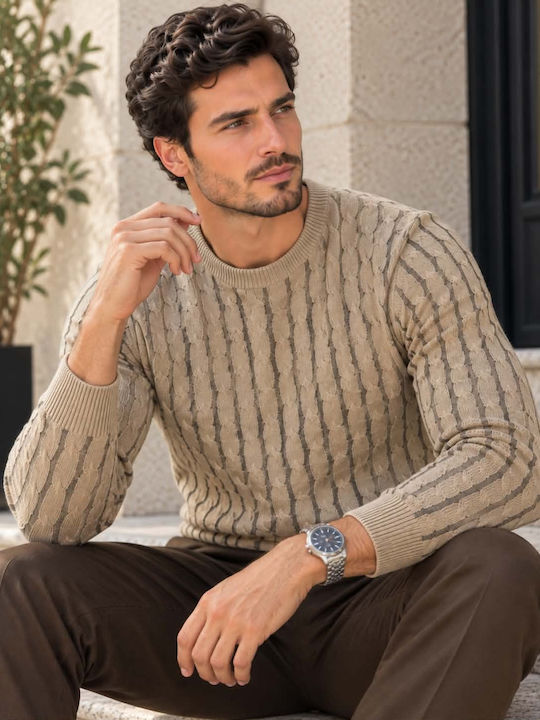 Herrenblusen Camel-Beige