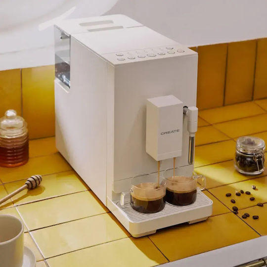 Create Thera Matic Mașină Automată de Espresso 1350W Presiune 20bar cu Râșniță Gri