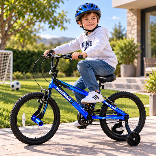 Hammer 18" Παιδικό Ποδήλατo BMX Μπλε