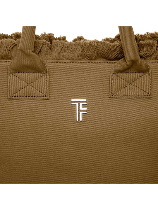 Feel & Touch Caribbean Τσάντα Θαλάσσης Καφέ