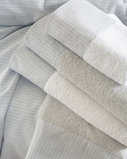 Rythmos Sand Σετ Σεντόνια King Size 270x290εκ. Sand Γκρι (4τμχ)