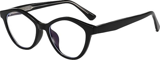 Pervedere Blaulichtblockierende Brille Arles Premium Schwarz
