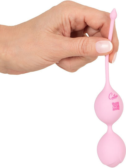 You2Toys Двойно Дилдо с тестиси Розов