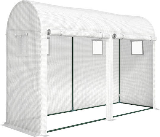 Outsunny 845-416V00WT Tunnel Greenhouse 3x1x2m