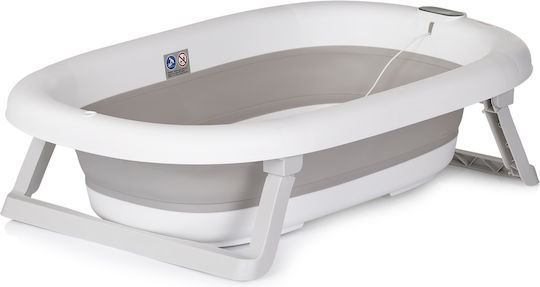 Chipolino Babybadewanne mit Ständer mit Thermometer Graue