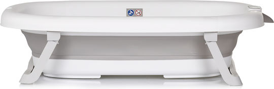 Chipolino Babybadewanne mit Ständer mit Thermometer Graue