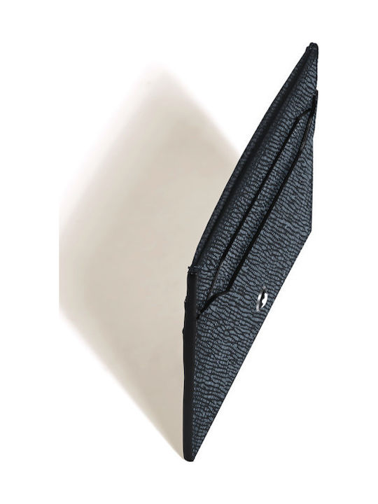 Sartorial Leather Men's Card Wallet Blue