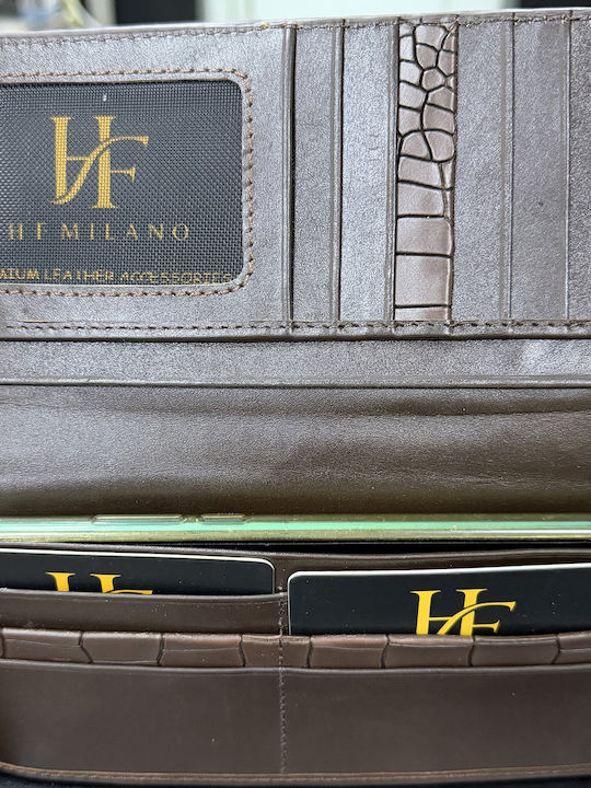 Leder Herrenbrieftasche Braun