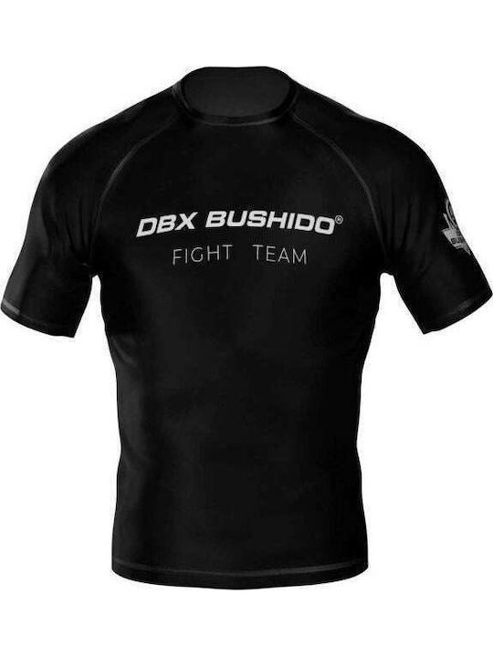 DBX Bushido Ανδρική Κοντομάνικη Μπλούζα για Jiu-Jitsu / MMA / Boxing / Kickboxing / Muay Thai Μαύρη