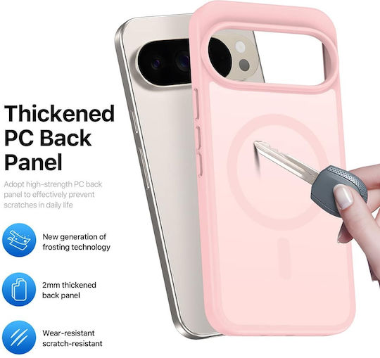 Yind MagSafe Back Cover Σιλικόνης Ροζ (Google Pixel 11 Pro XL)