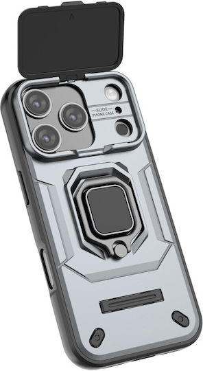 Camera Cover Hard Case Ring Grey Apple iPhone 17 Pro/18 Pro