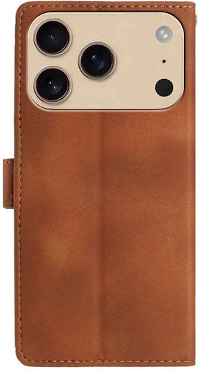 Love Mobile Phone Case Wallet Brown Apple iPhone 17 Pro/18 Pro