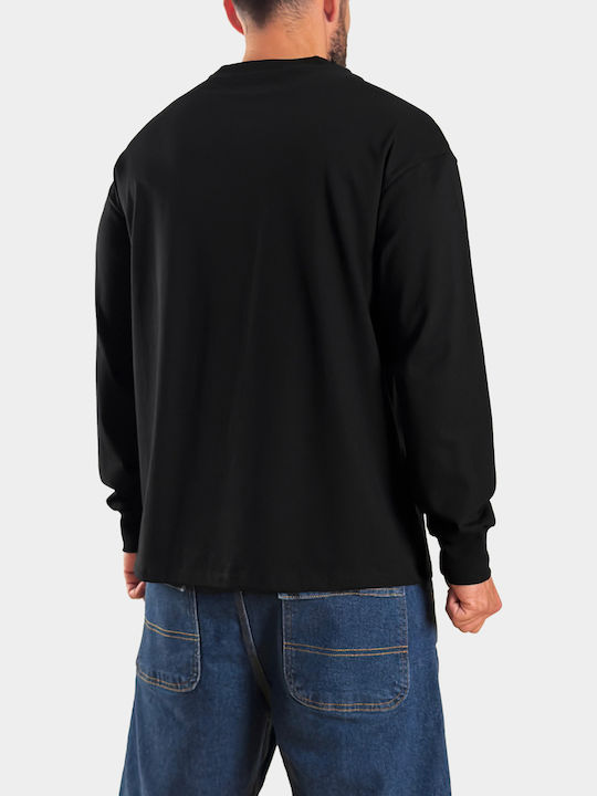 Long Sleeve Black Blouse