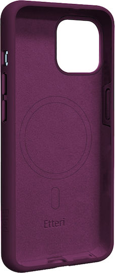 Etteri Husa Silicon Mag Iphone 15 6 1" Cireșe Închis