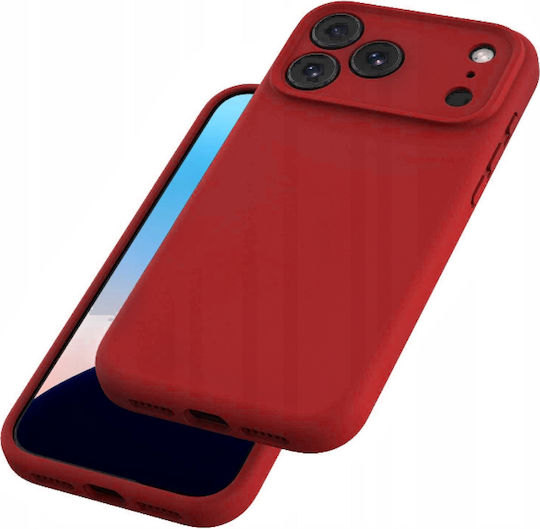 iPhone 18 Pro Max 17 Pro Max Spacecase Silicone Mag Case Silicone Magsafe Crimson Red Mobile Phone Case