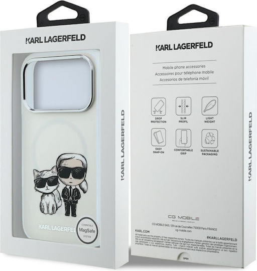 Karl Lagerfeld Etui Iml Karl&choupette Bodies Sketch Print Magsafe Do iPhone 18 Pro 17 Pro Бежов Klhmp18l6hkcide