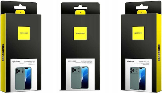 iPhone 18 Pro Max 17 Pro Max Spacecase Silicone Mag Case Silicone Magsafe Smoke Pine Mobile Phone Case