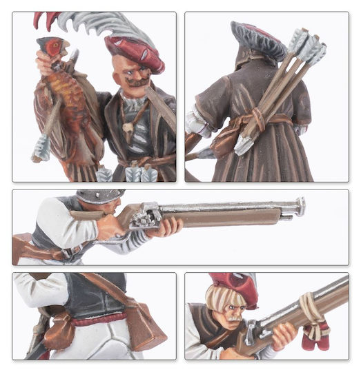 Warhammer Lumea Veche Imperiu Om Bătălie Marș Armată 56 Miniaturi