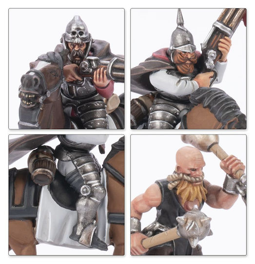 Warhammer Lumea Veche Imperiu Om Bătălie Marș Armată 56 Miniaturi