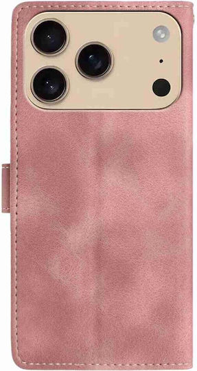 Love Mobile Phone Wallet Case Pink Apple iPhone 17 Pro/18 Pro