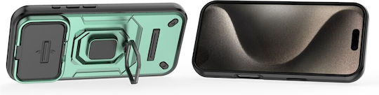 Camera Cover Hard Case Ring Green Apple iPhone 17 Pro/18 Pro