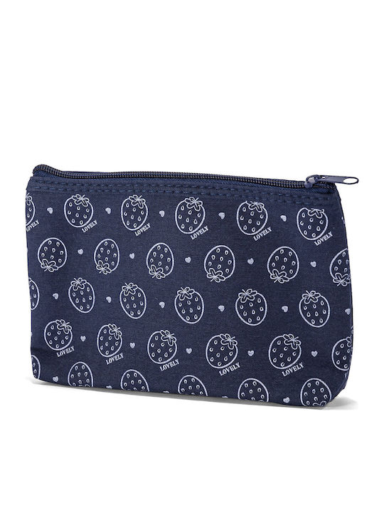 Benzi Cosmetic Toiletry Bag Set 3 Pieces Blue