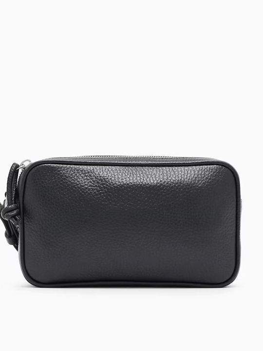 Emporio Armani Мъжки Кожен Несесер с Текстура Emporio Armani Мъжки Кожен Несесер с Текстура
