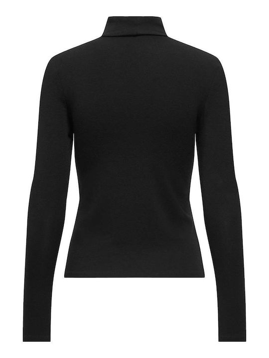 Damenbluse Langärmeliges Rollkragenpullover Graue