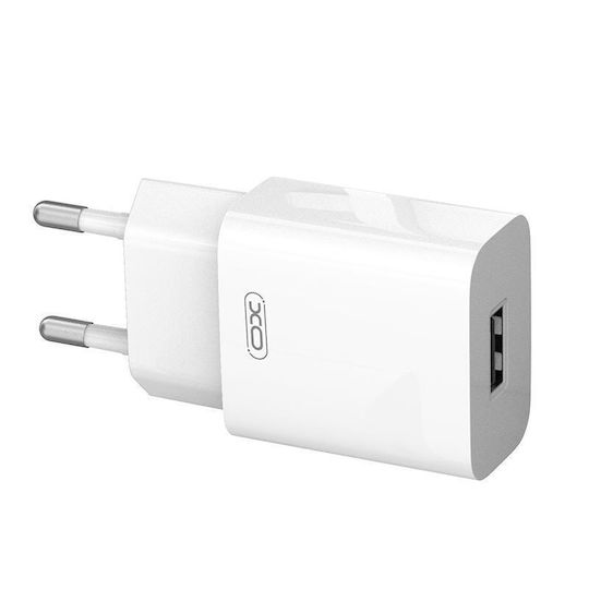 XO Charger with USB-A Port and Cable micro USB Whites (L99)