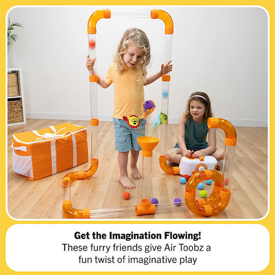 Fat Brain Toys Set De 5 Accesorii Pufoase Pentru Pistele Air Toobz Jucării De Construcție
