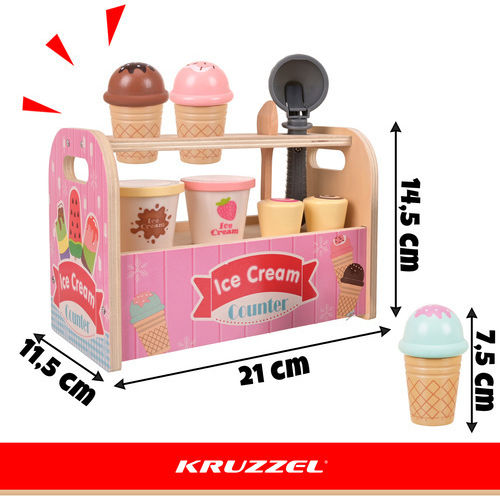 Kruzzel Играчки торти от дърво 33 бр